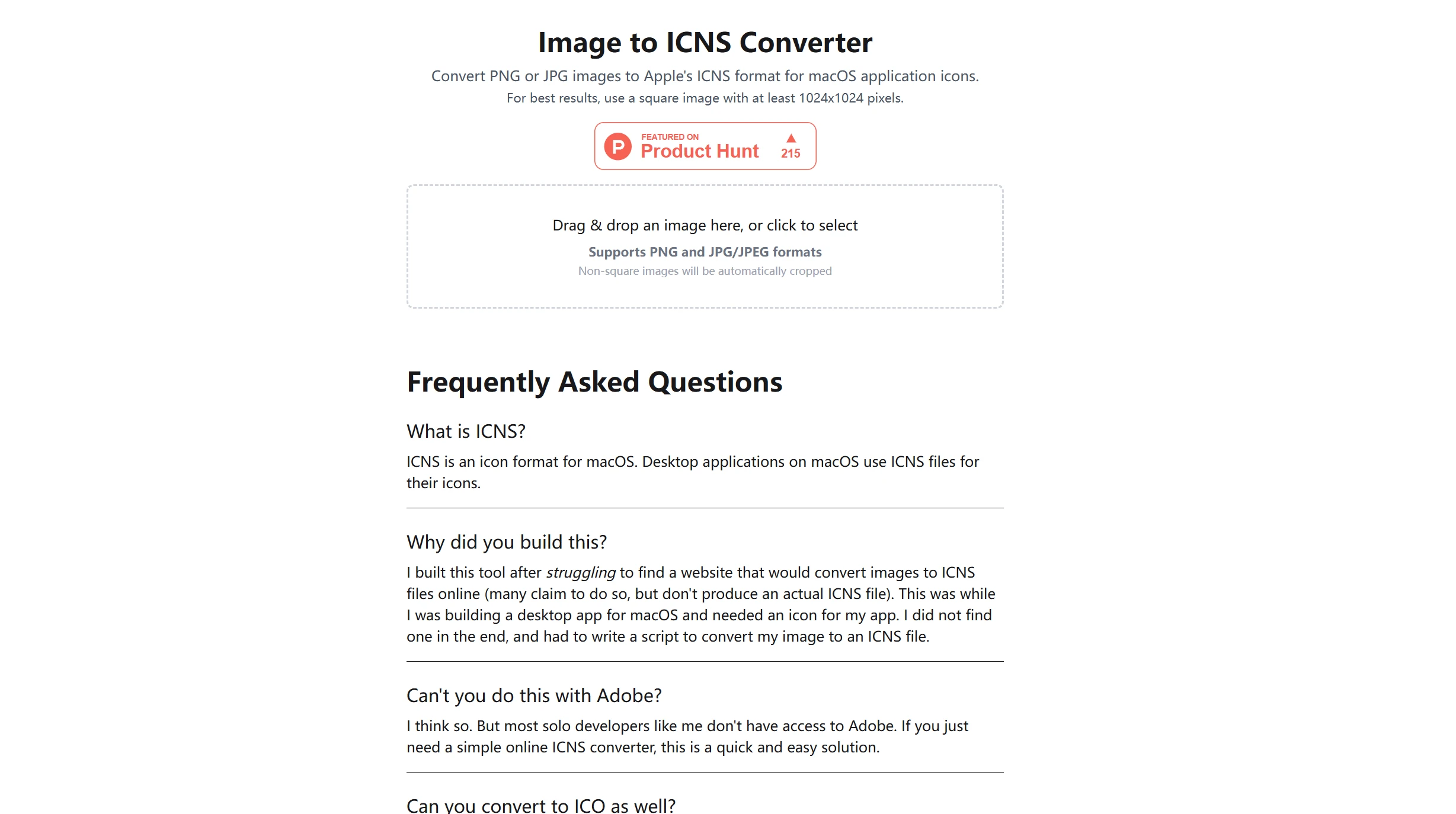 图片一键转成 Mac 专属 ICNS 图标