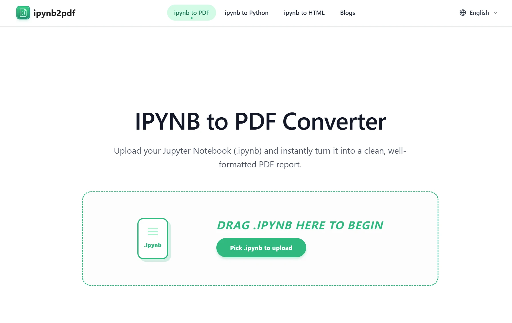 Instantly Convert Jupyter Notebooks to PDF