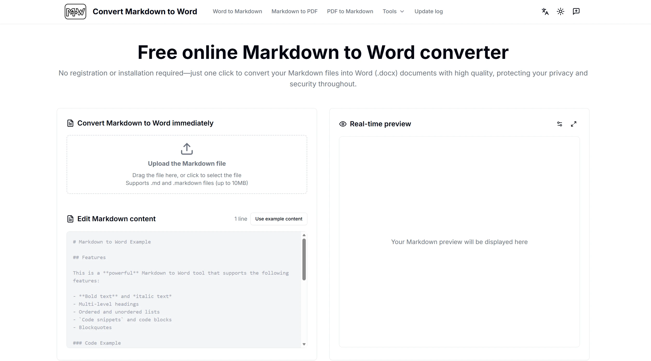 markdowntoword.io