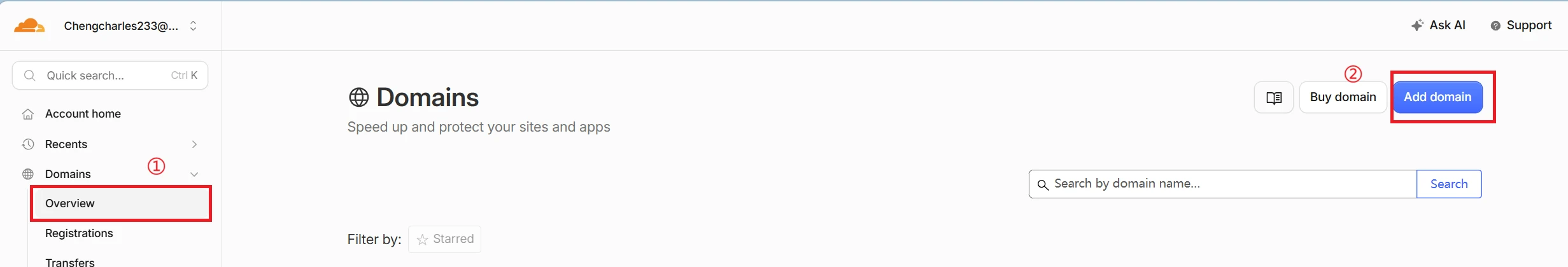 Add a Domain to Cloudflare