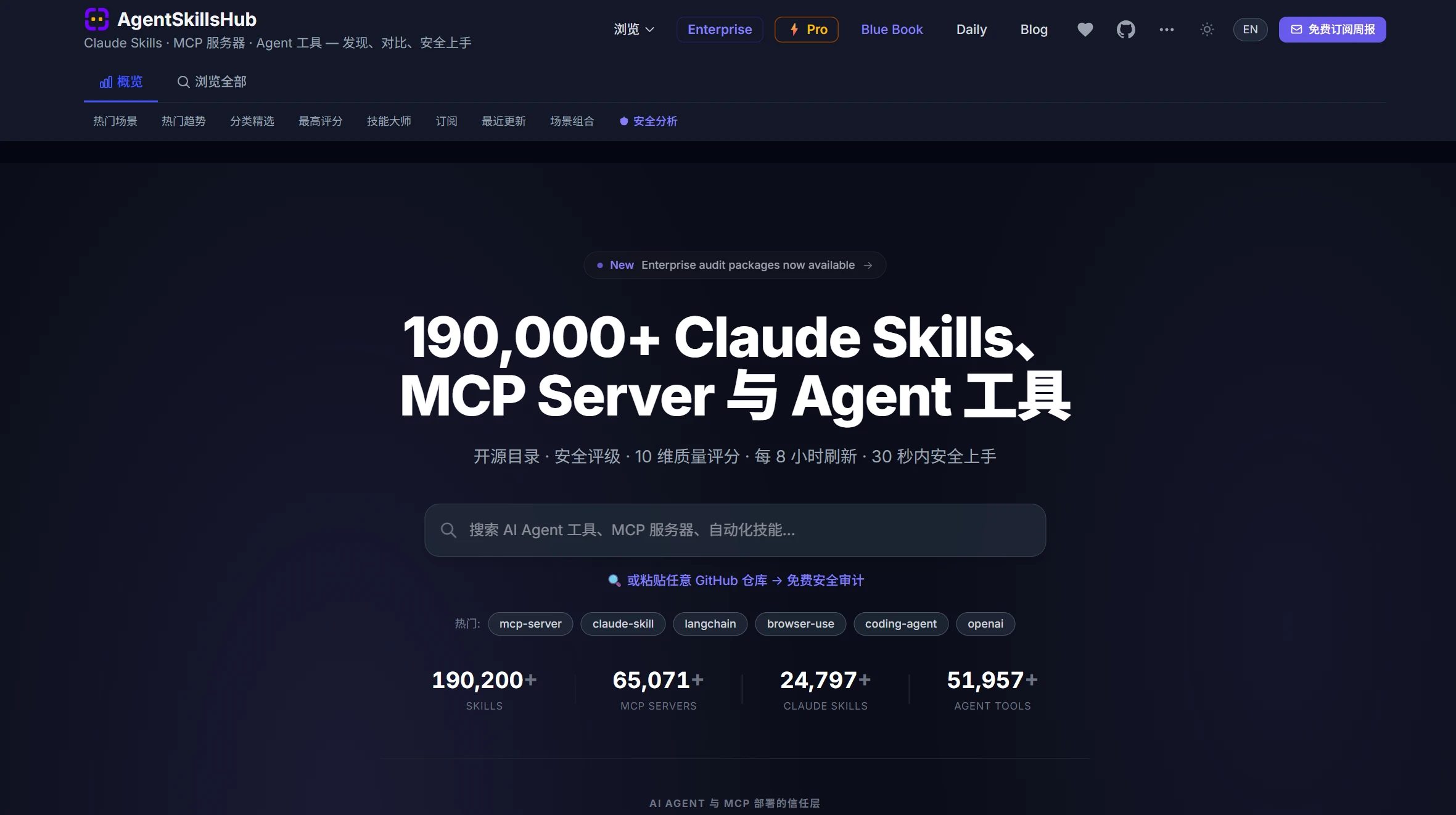 Agent Skills Marketplace: AgentSkillsHub